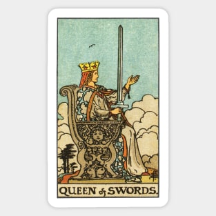 QUEEN OF SWORDS Sticker